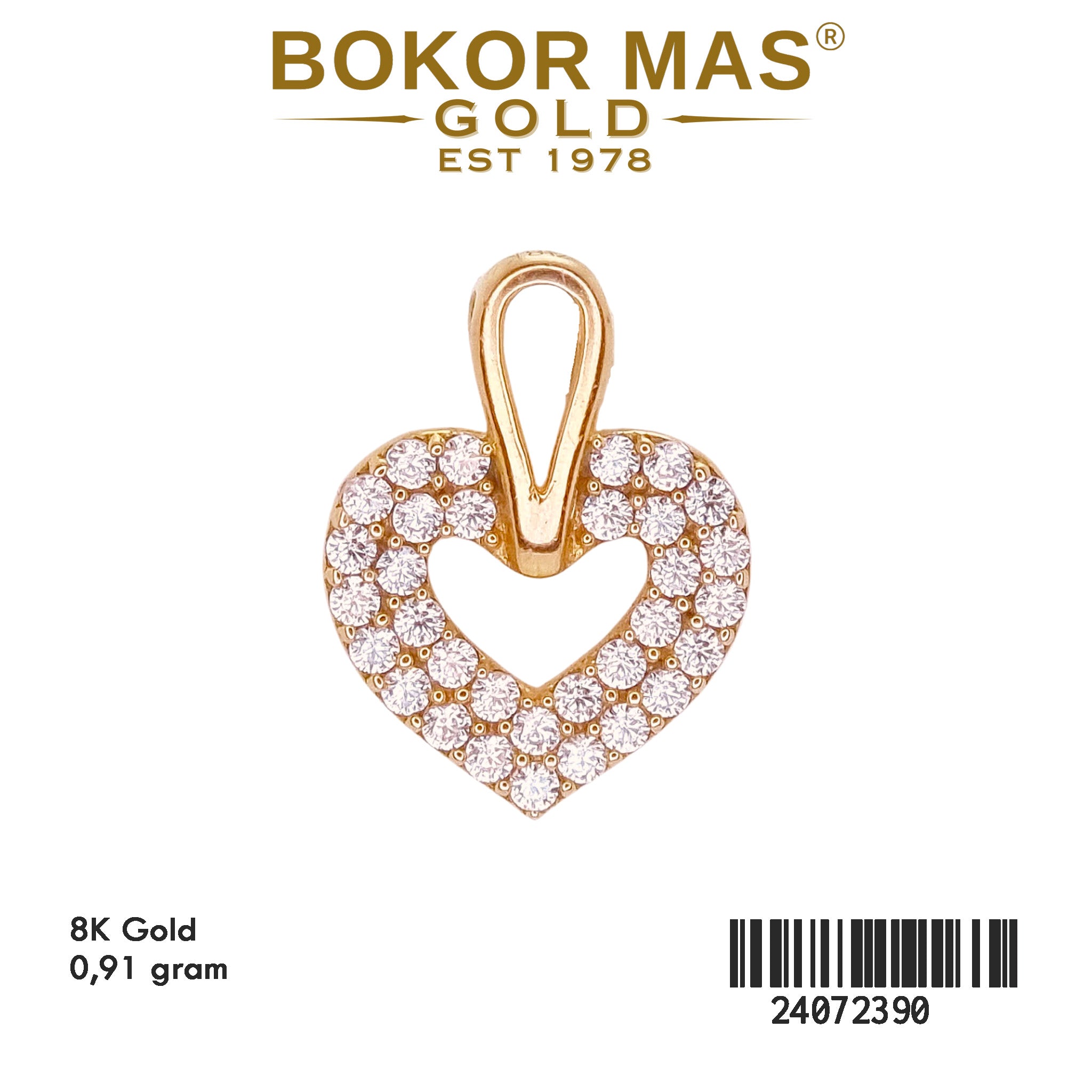 Liontin Love Permata - 24072390 - 8K