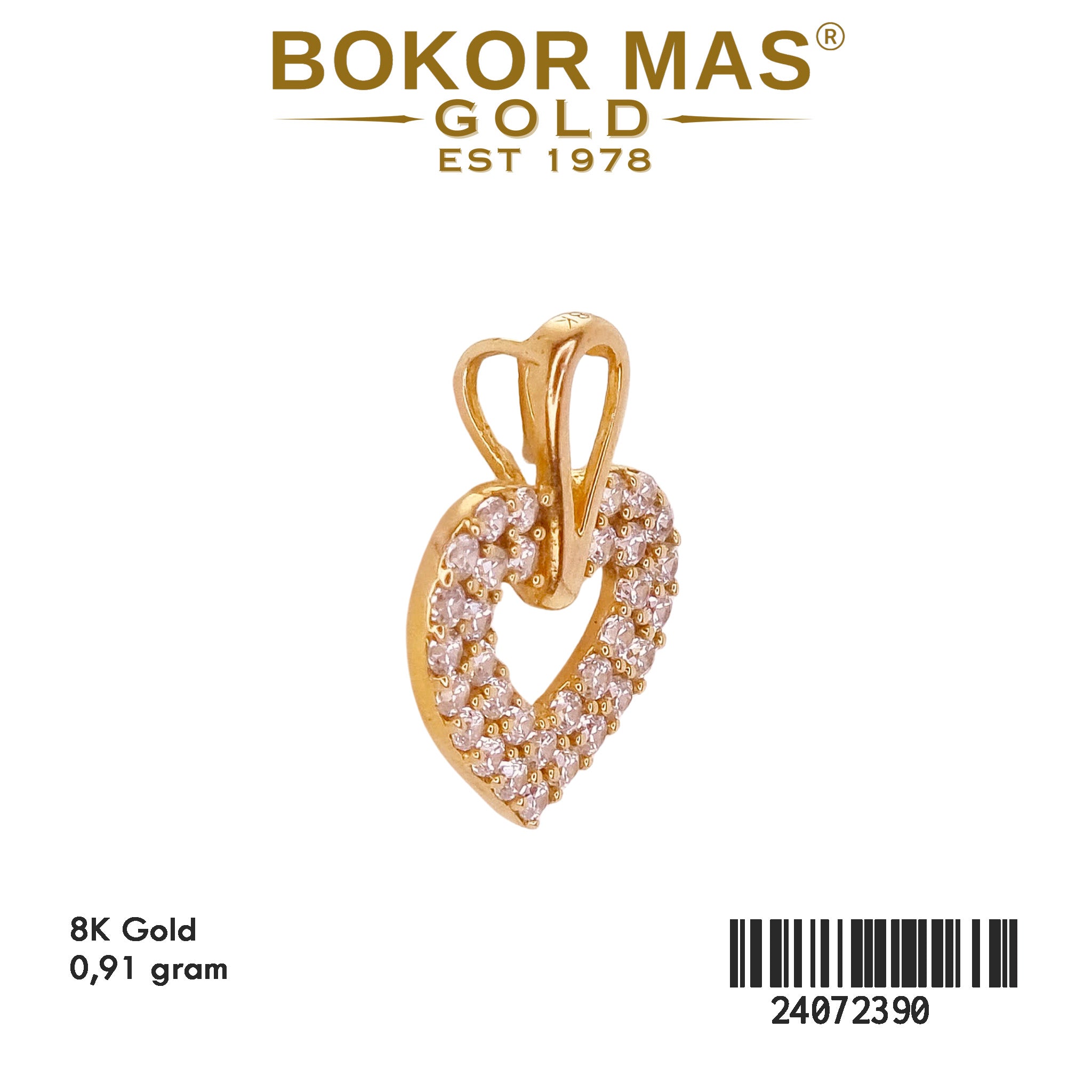 Liontin Love Permata - 24072390 - 8K