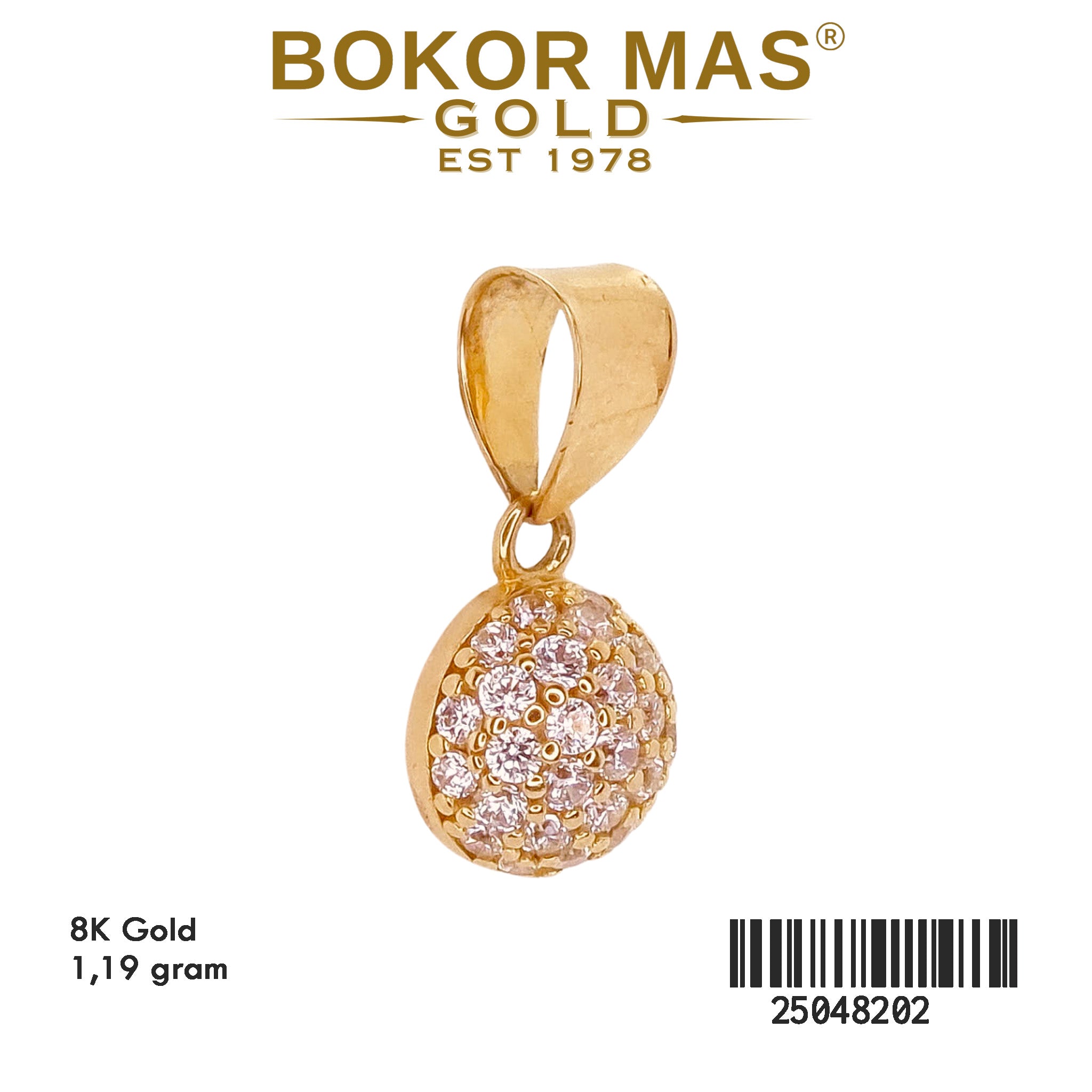 Liontin Variasi Permata - 25048202 - 8K