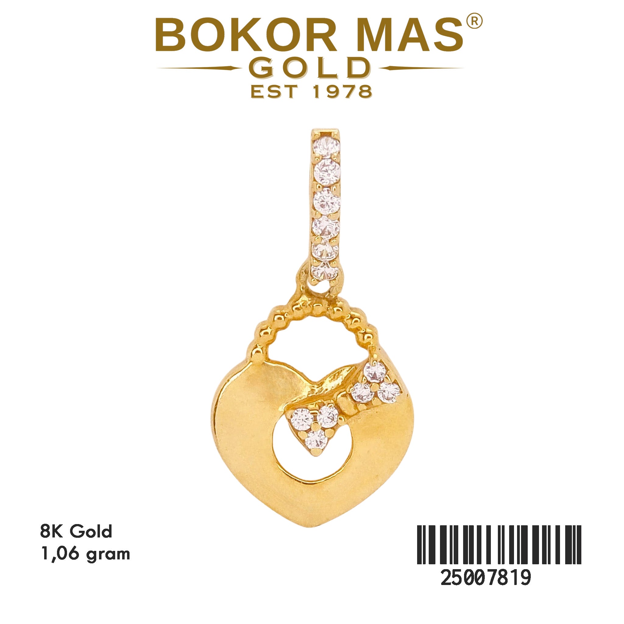 Liontin Hati Permata - 25007819 - 8K