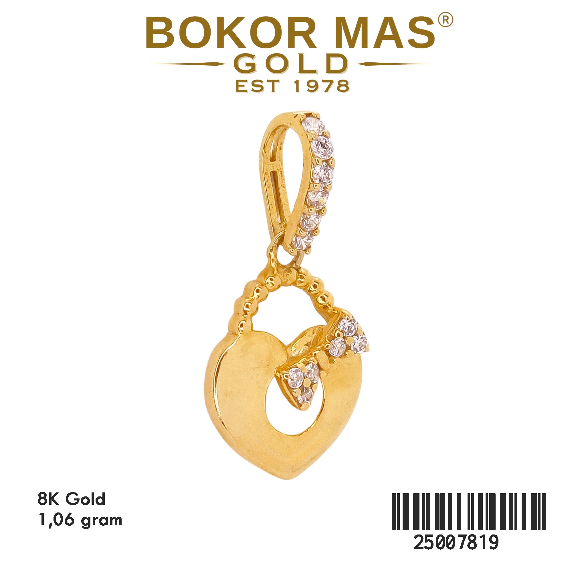 Liontin Hati Permata - 25007819 - 8K