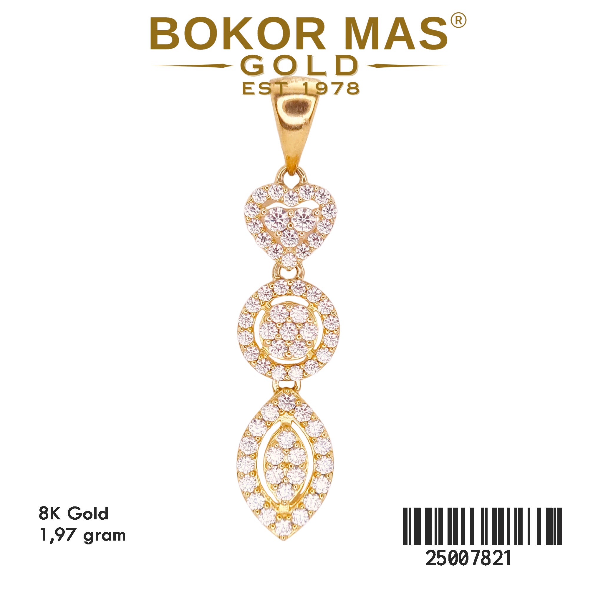 Liontin Susun Permata - 25007821 - 8K