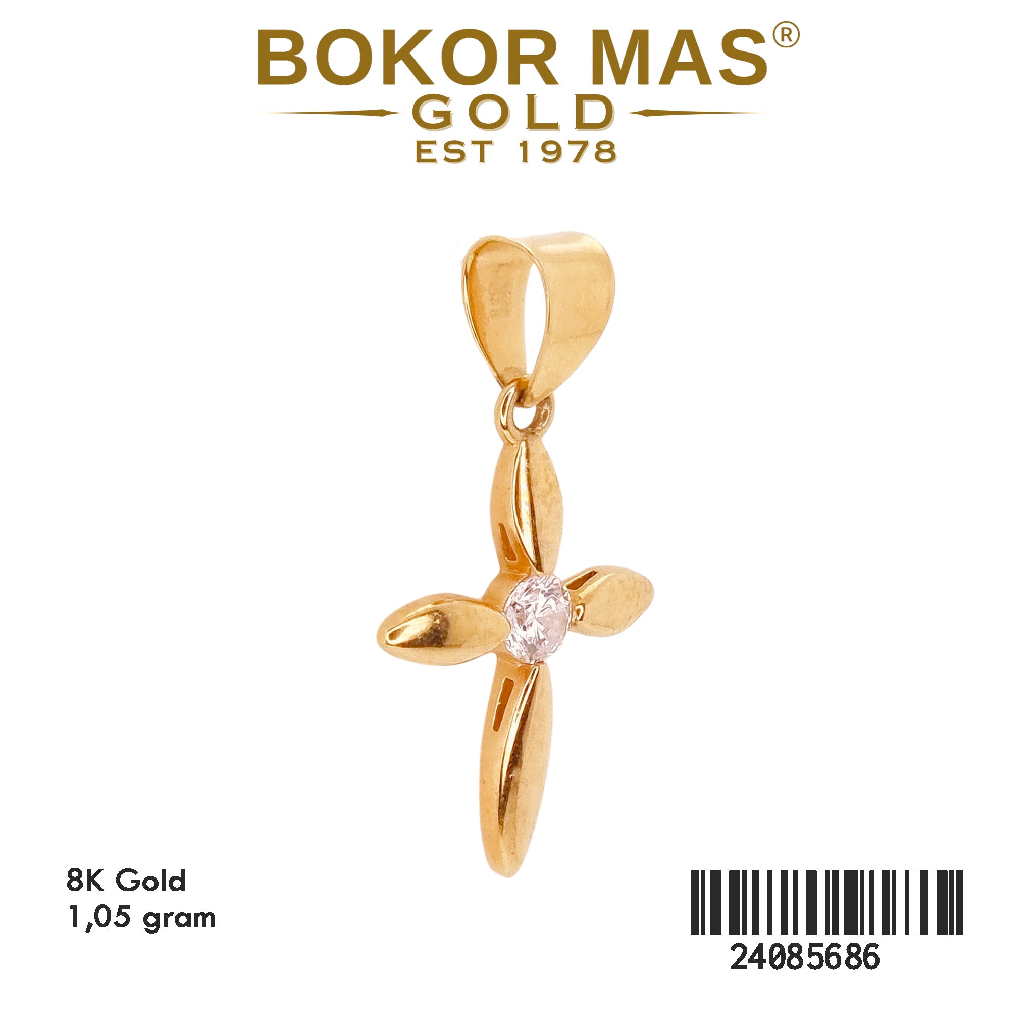 Liontin Variasi Salib - 24085686 - 8K