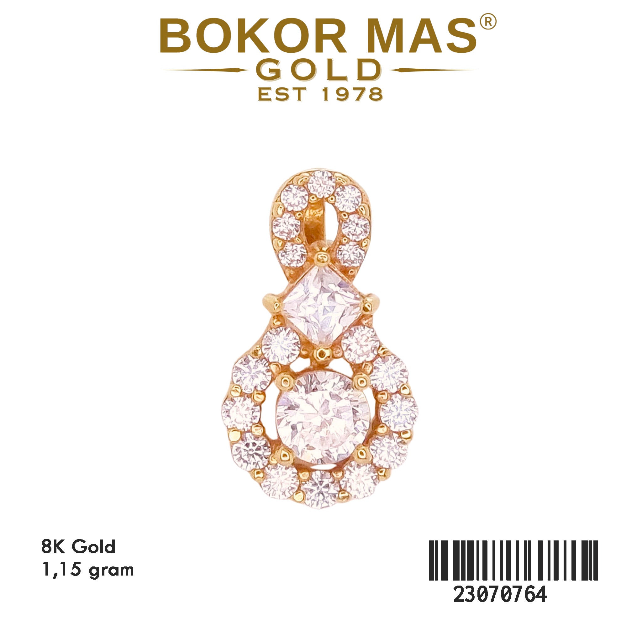 Liontin Variasi Permata - 23070764 - 8K