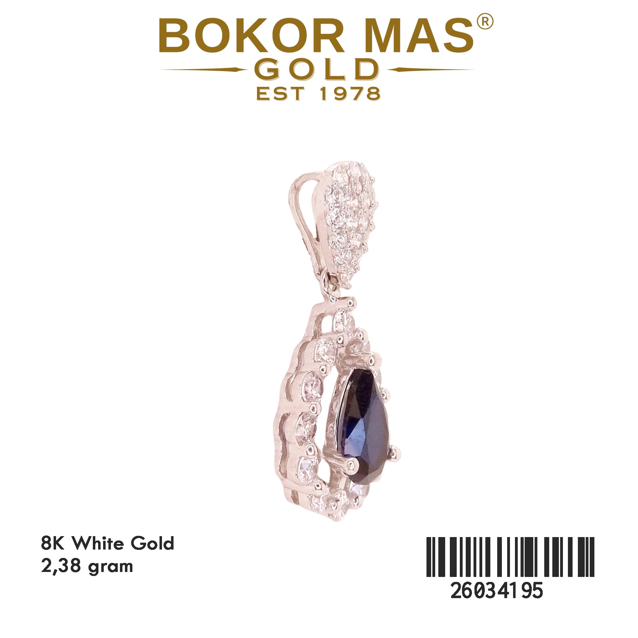 Liontin Permata Biru - 26034195 - 8K