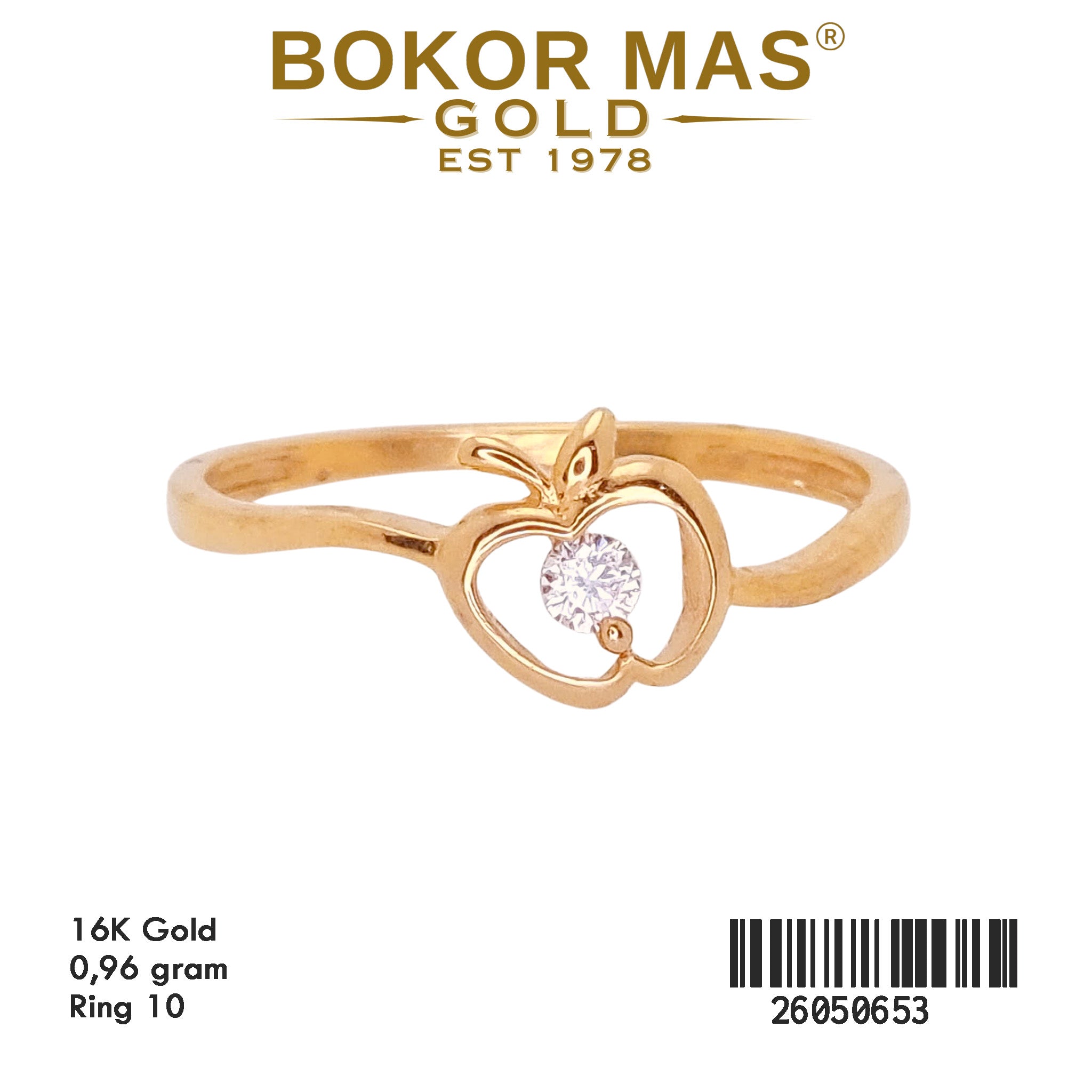 Cincin Model Permata - 26050653 - 16K