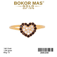 Cincin Hati Permata - 26053268 - 16K