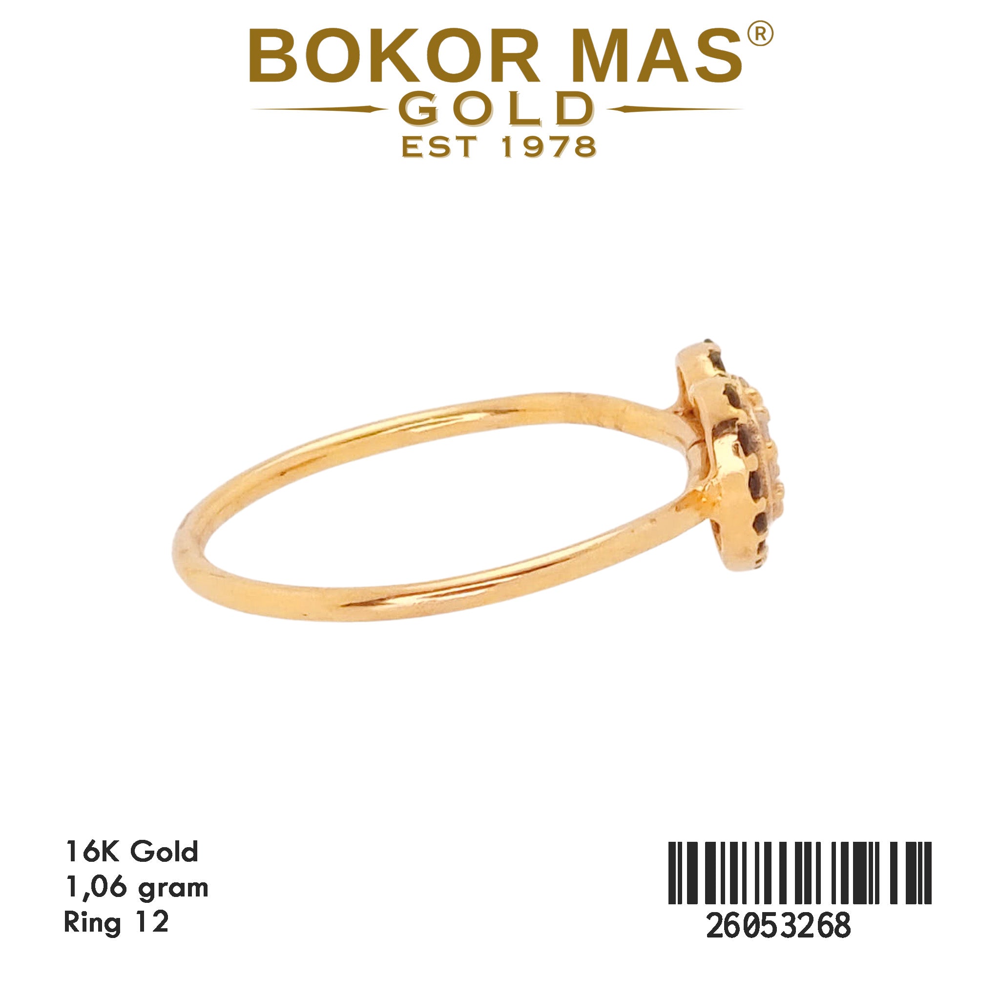 Cincin Hati Permata - 26053268 - 16K