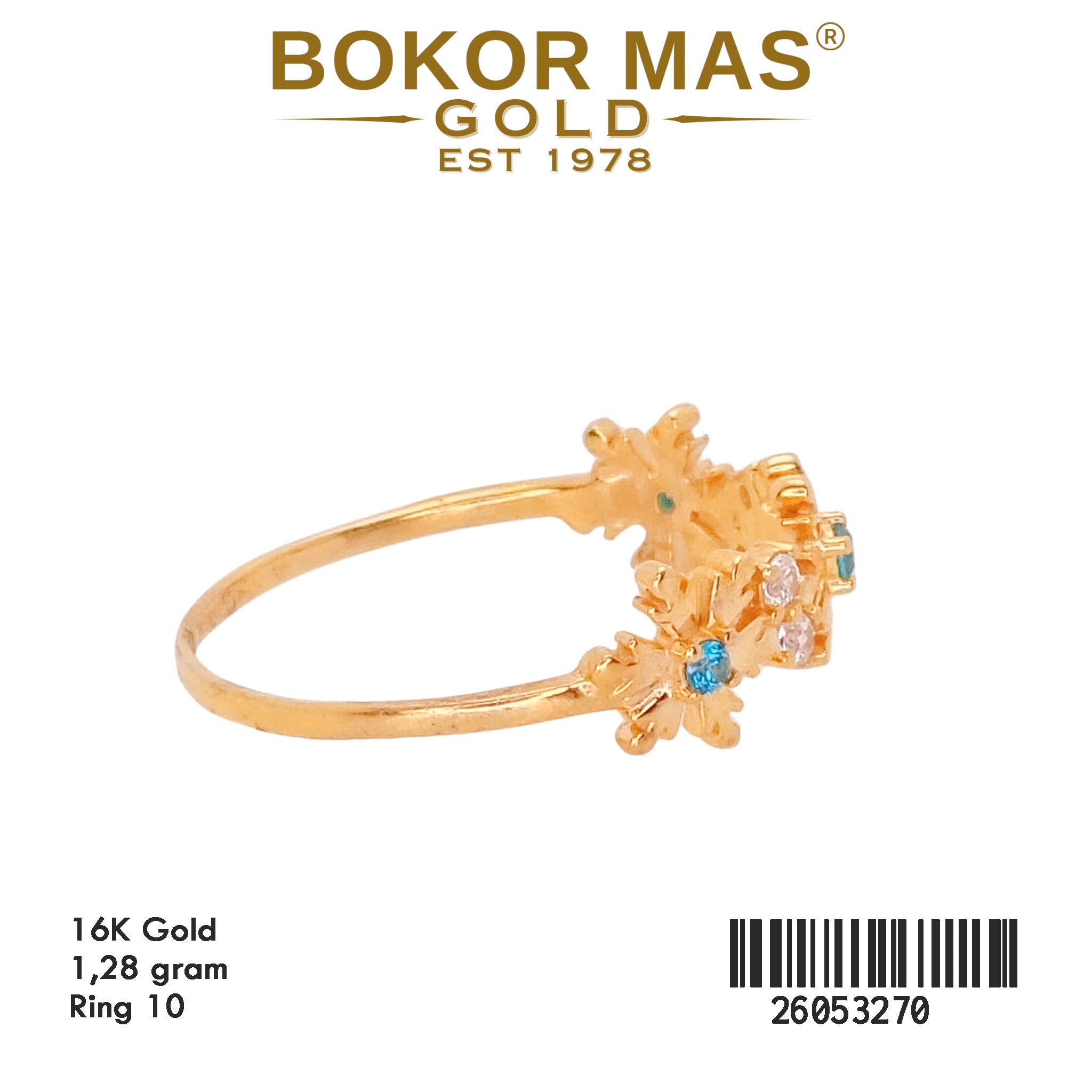 Cincin Bunga Permata - 26053270 - 16K