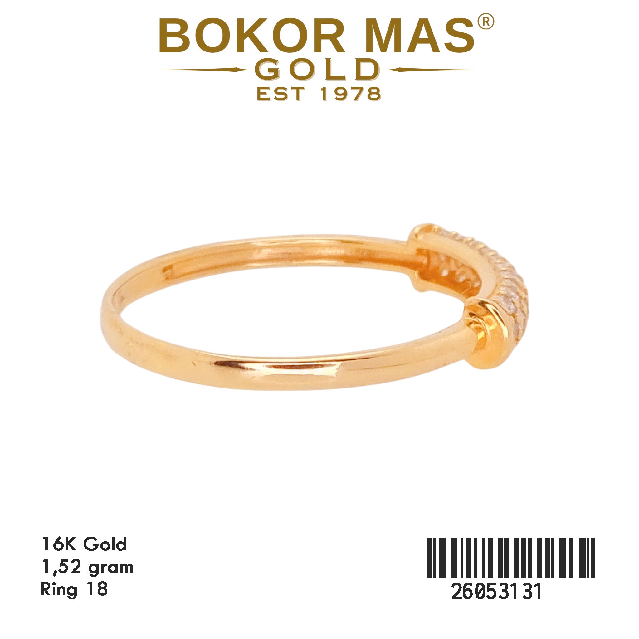 Cincin Model Permata - 26053131 - 16K