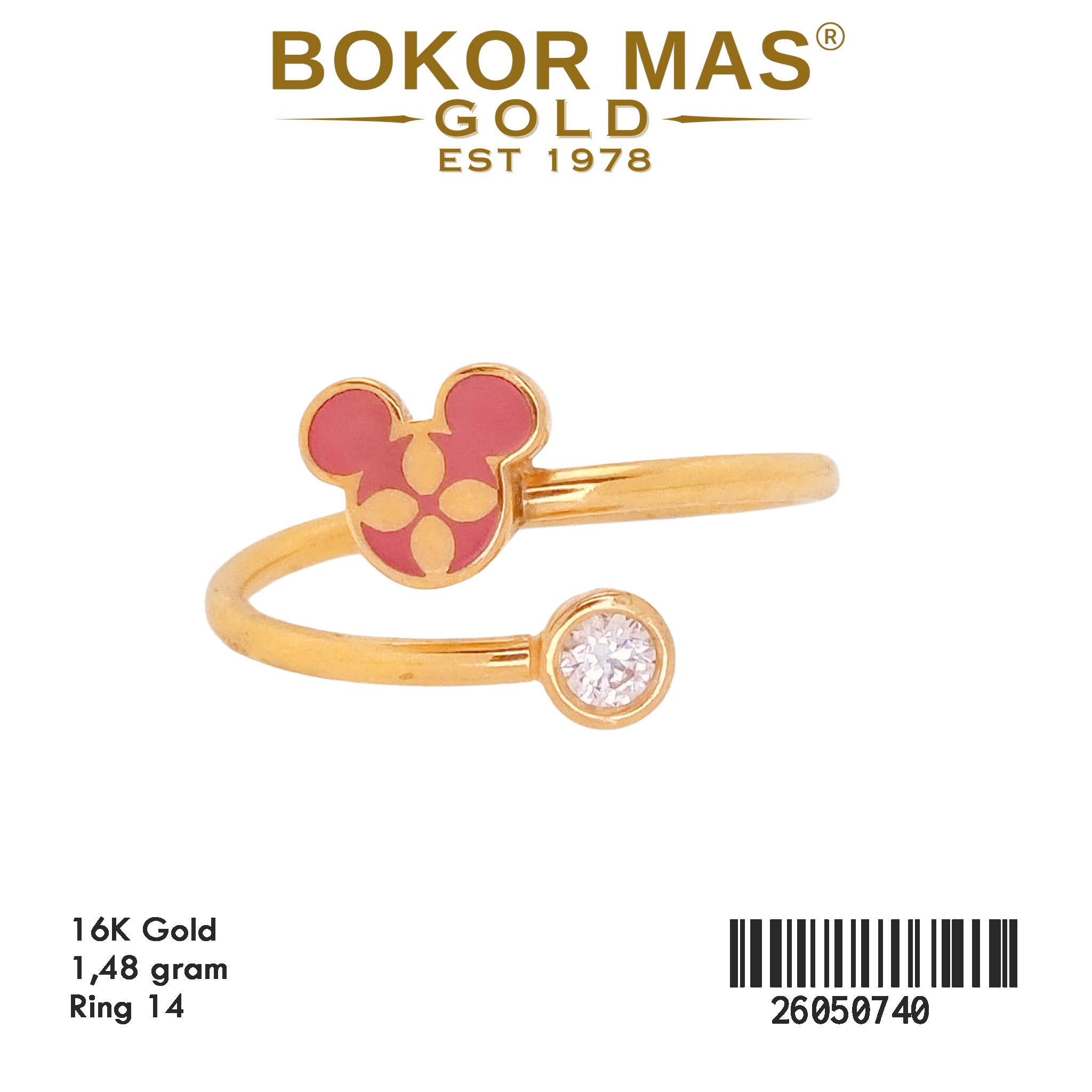 Cincin Model Micky - 26050740 - 16K