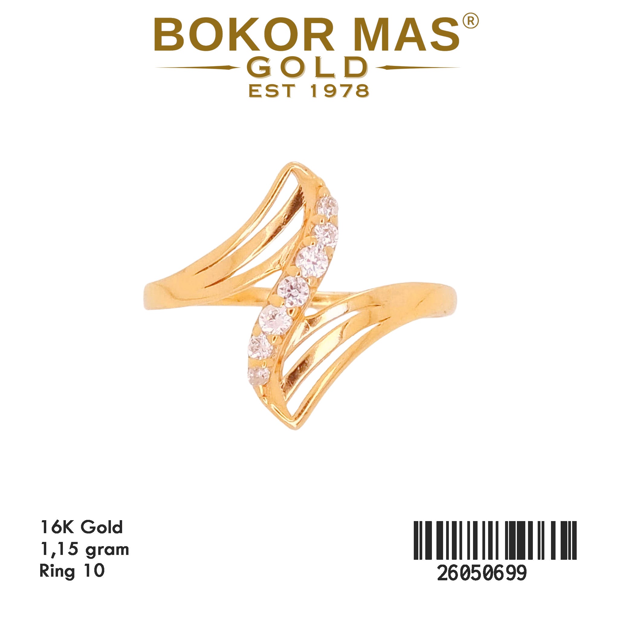 Cincin Promo Model Zigzag - 26050699 - 16K