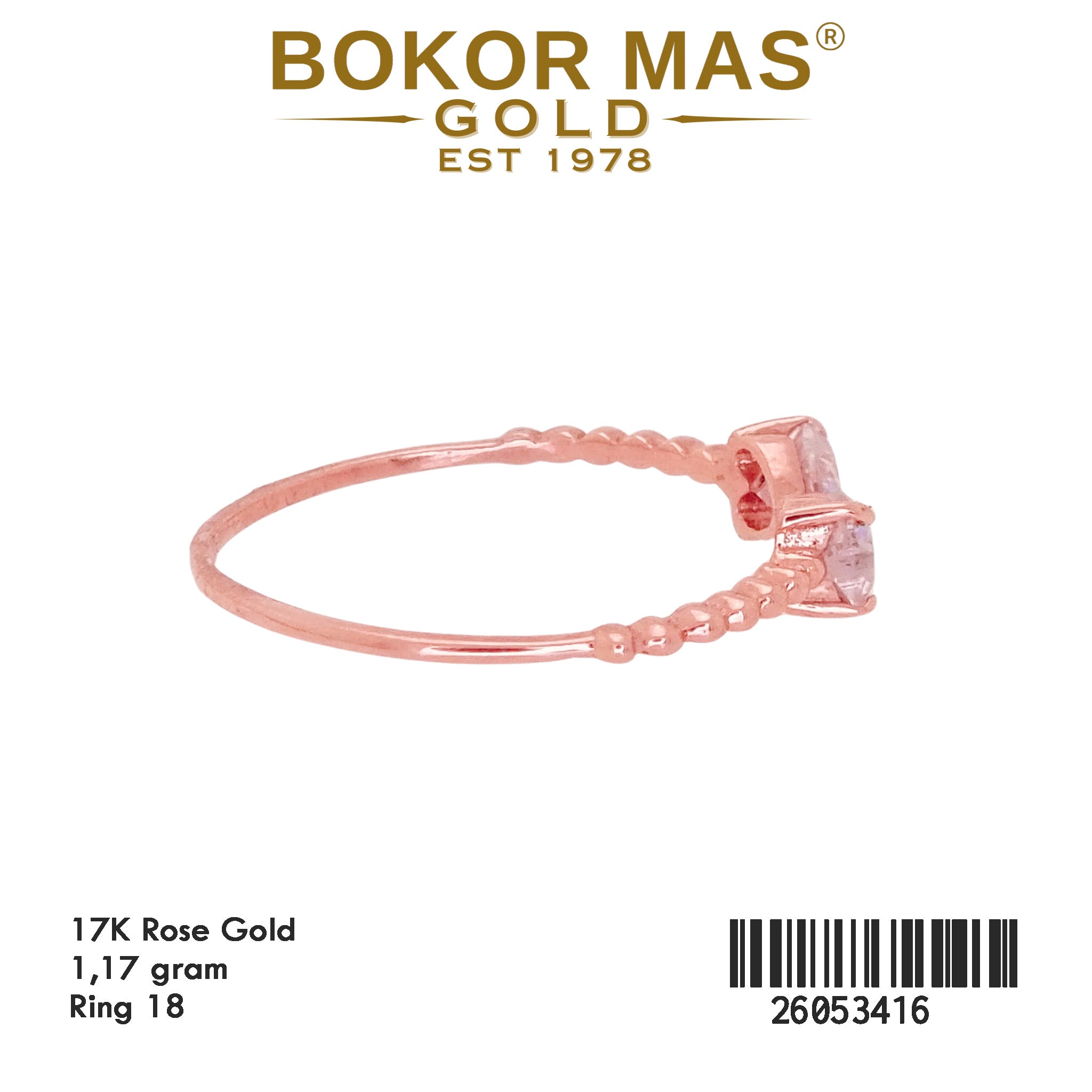 Cincin Rose Pita Permata - 26053416 - 17K