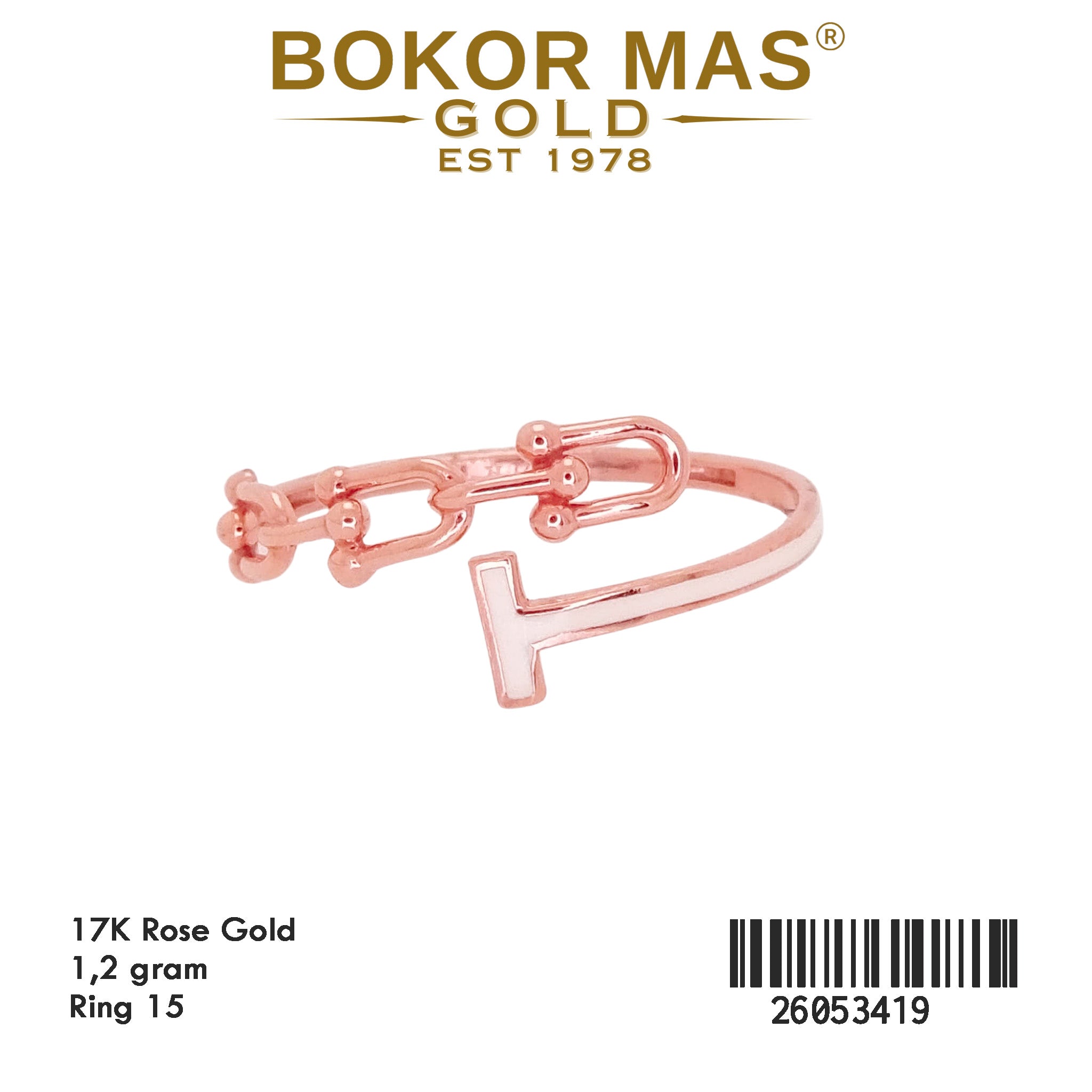 Cincin Rose Model Tiff - 26053419 - 17K