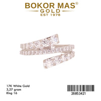 Cincin Model Zigzag Permata - 26053421 - 17K