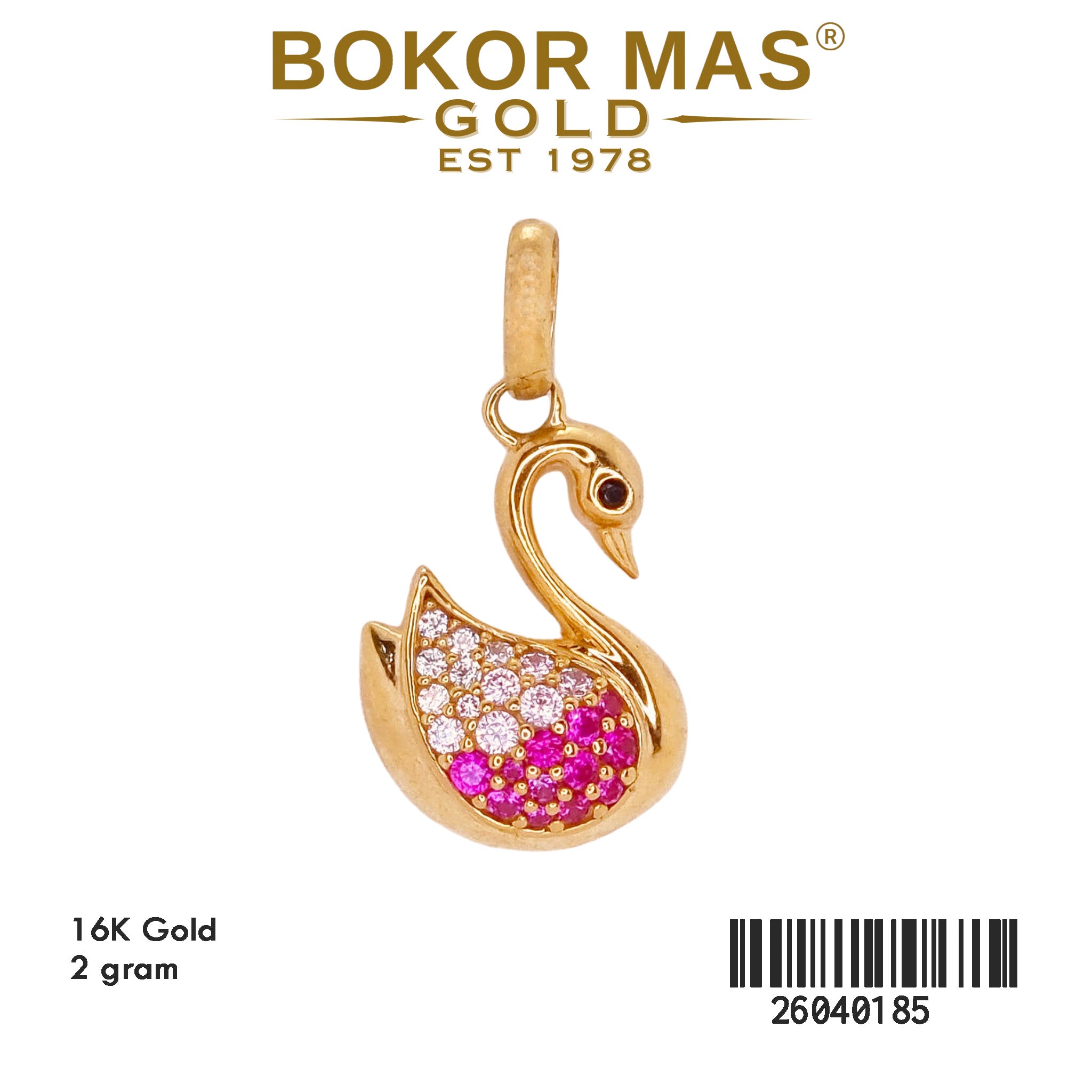 Liontin Swan Permata - 26040185 - 16K