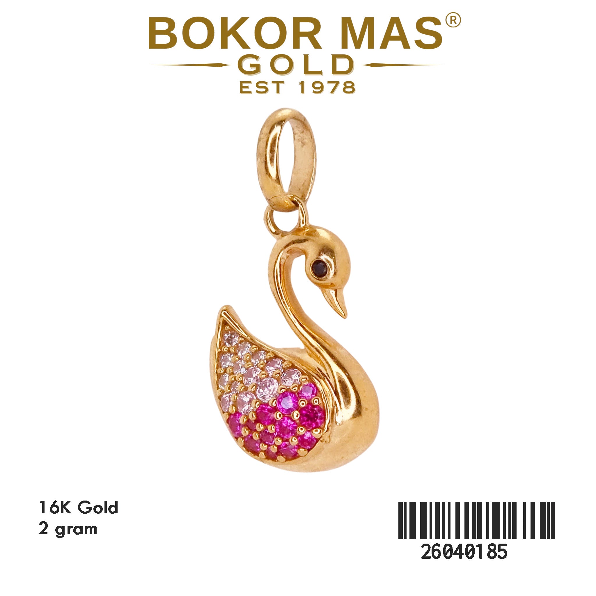 Liontin Swan Permata - 26040185 - 16K