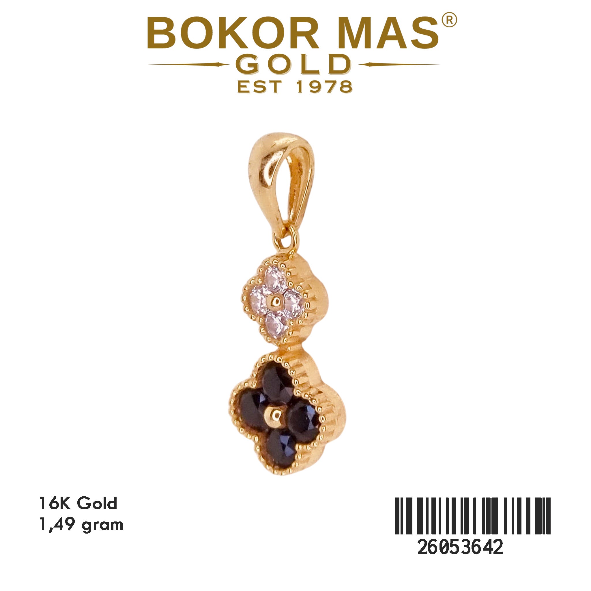 Liontin Bunga Permata - 26053642 - 16K