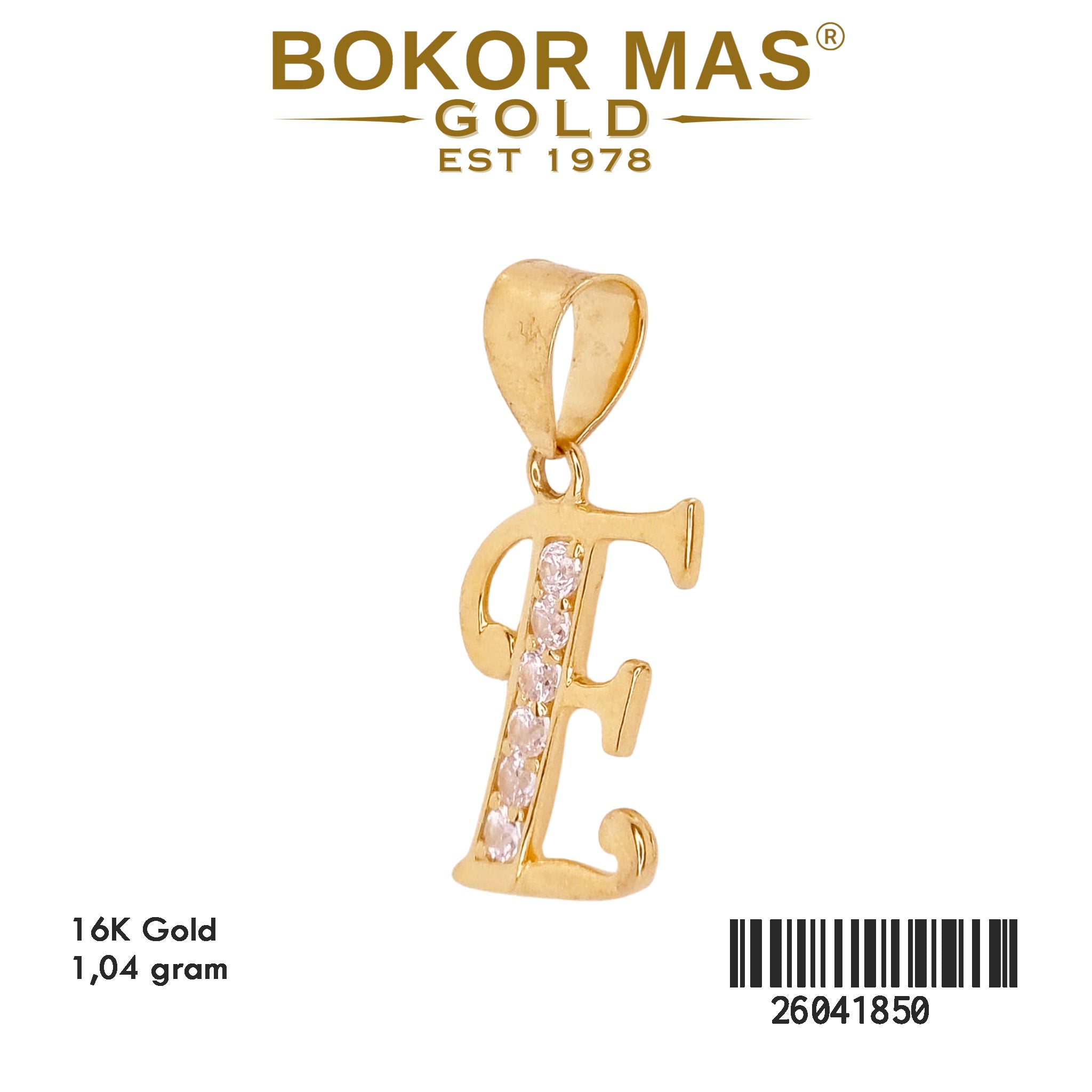 Liontin Letter Permata - 26041850 - 16K