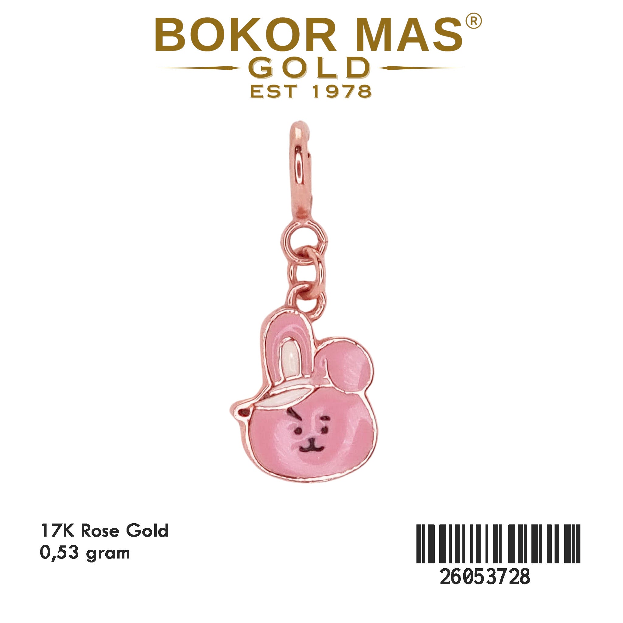 Liontin Boneka Cat Rose - 26053728 - BokorMas Gold