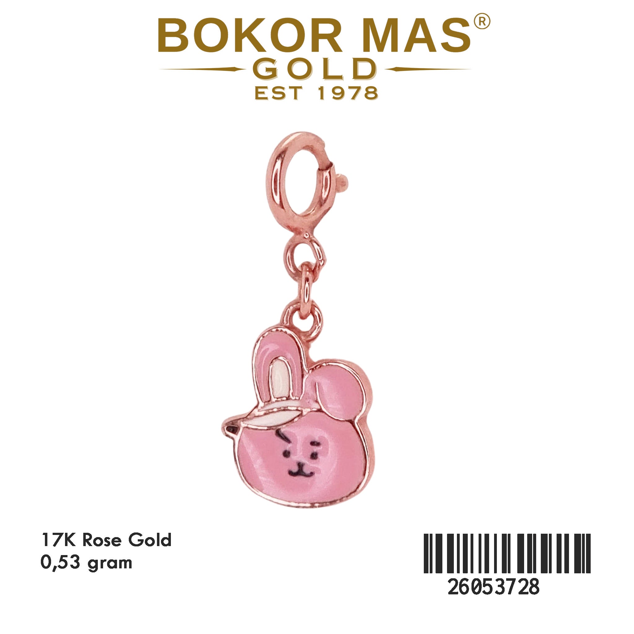 Liontin Boneka Cat Rose - 26053728 - BokorMas Gold