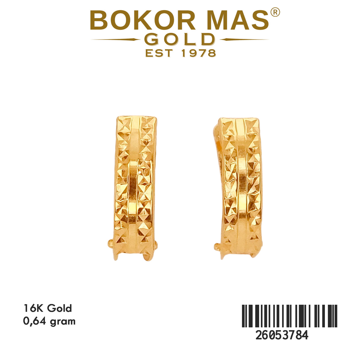 Anting Klip Bangkok Kembang Kuning - 26053784 - 16K