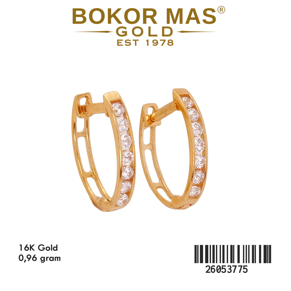 Anting Klip Permata - 26053775 - 16K