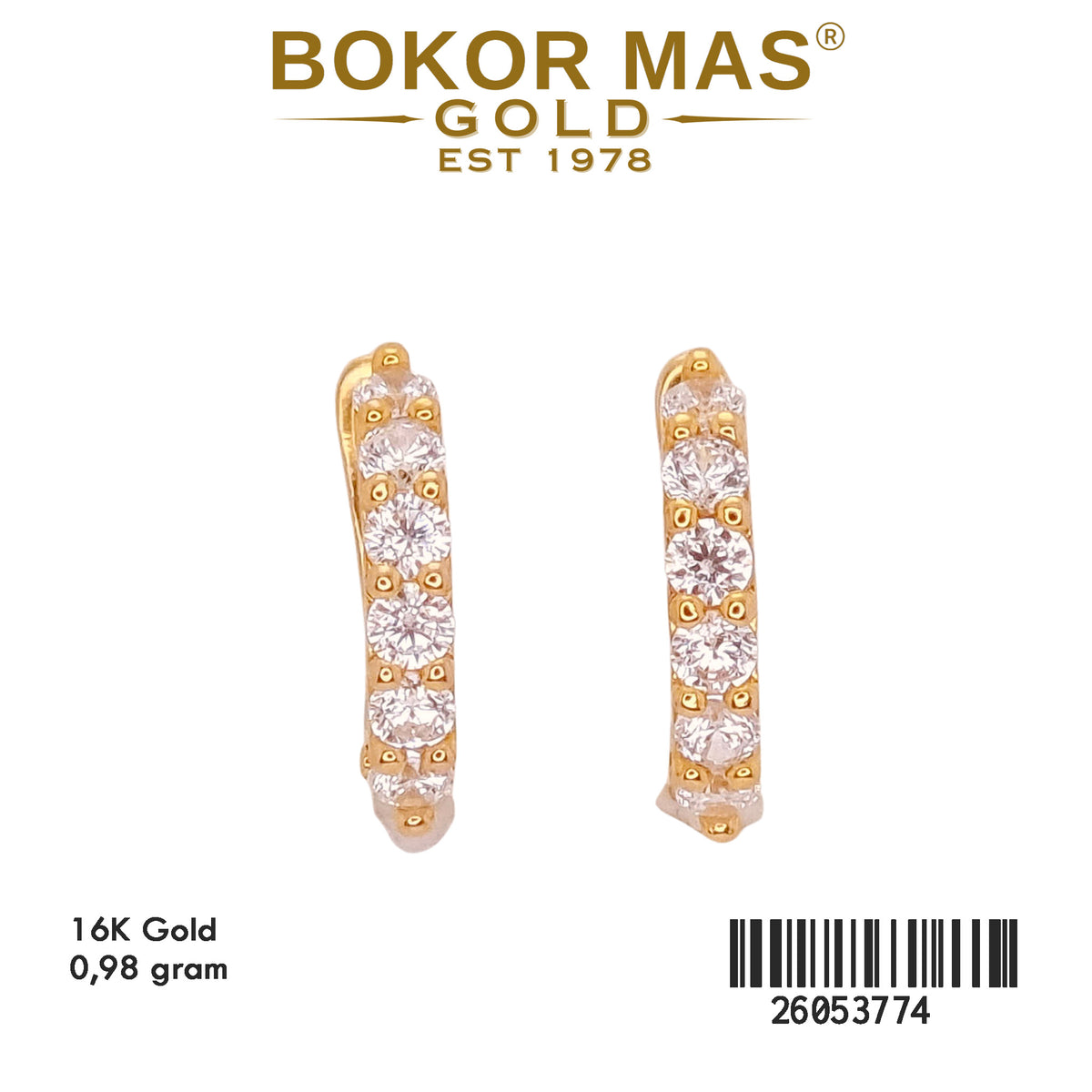 Anting Klip Permata - 26053774 - 16K