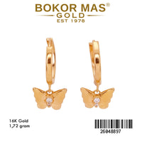 Anting Klip Model Kupu Permata - 26048897 - 16K