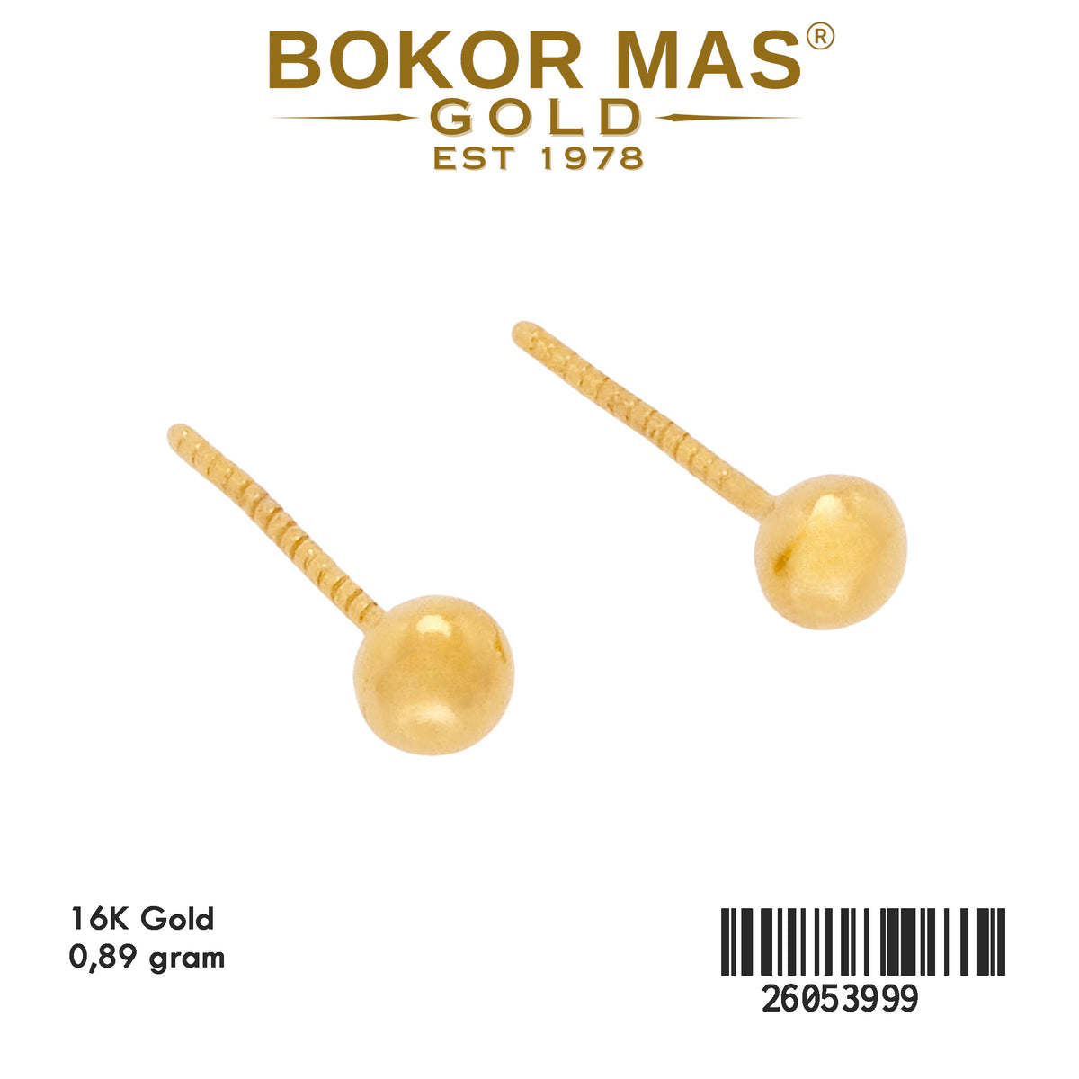 Giwang Model Bola Bola - 26053999 - 16K