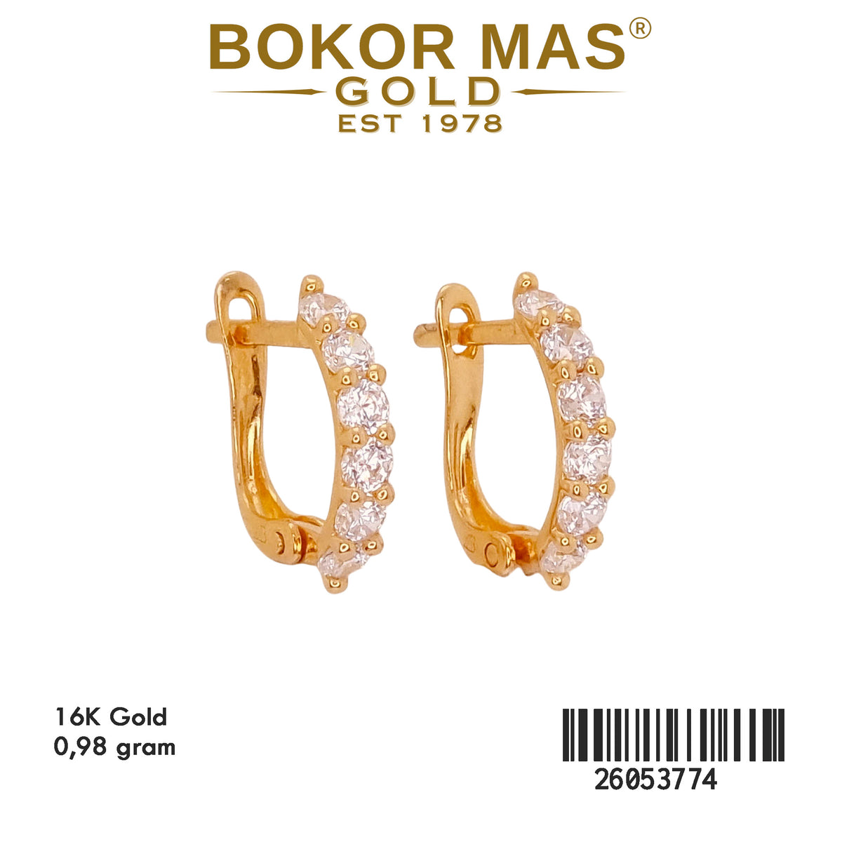 Anting Klip Permata - 26053774 - 16K
