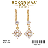 Anting Model Gerak Permata - 26053896 - 16K