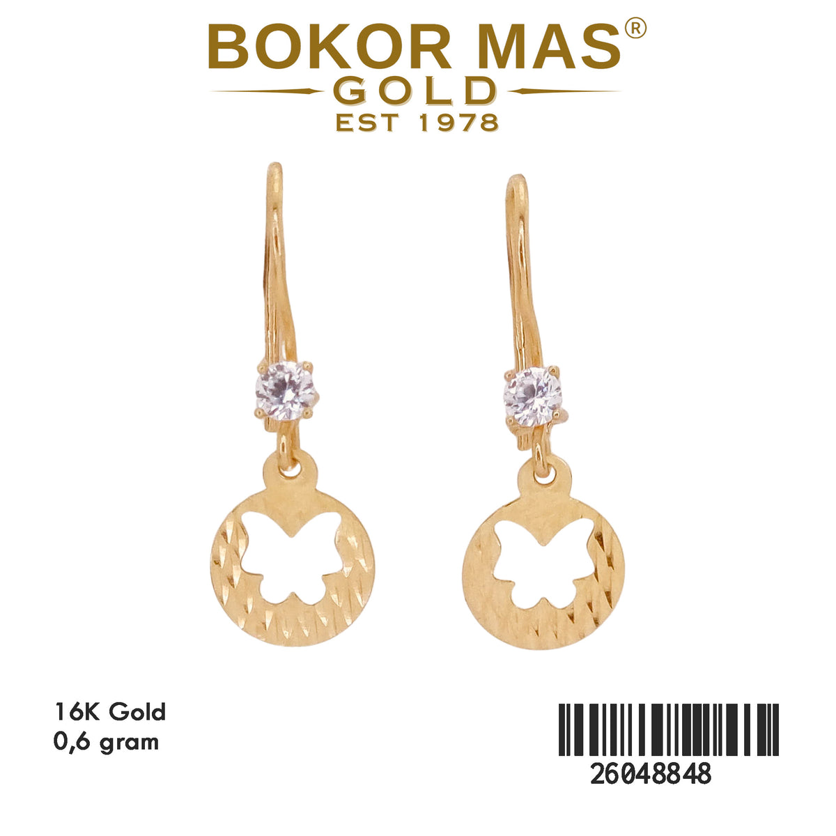 Anting Model Gerak Permata - 26048848 - 16K
