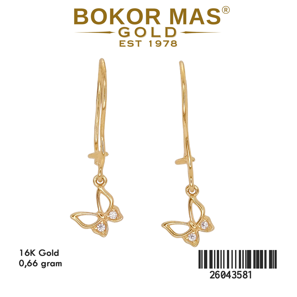 Anting Model Gerak Kupu - 26043581 - 16K