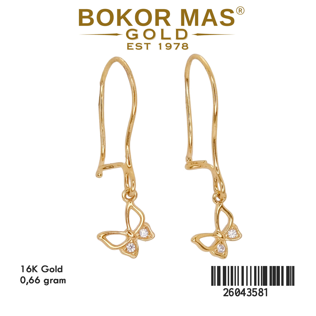 Anting Model Gerak Kupu - 26043581 - 16K
