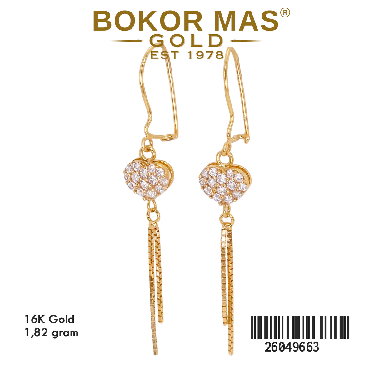 Anting KDY Model Permata - 26049663 - 16K