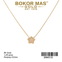 Kalung Siem Model Bunga Permata - 26045123 - 8K