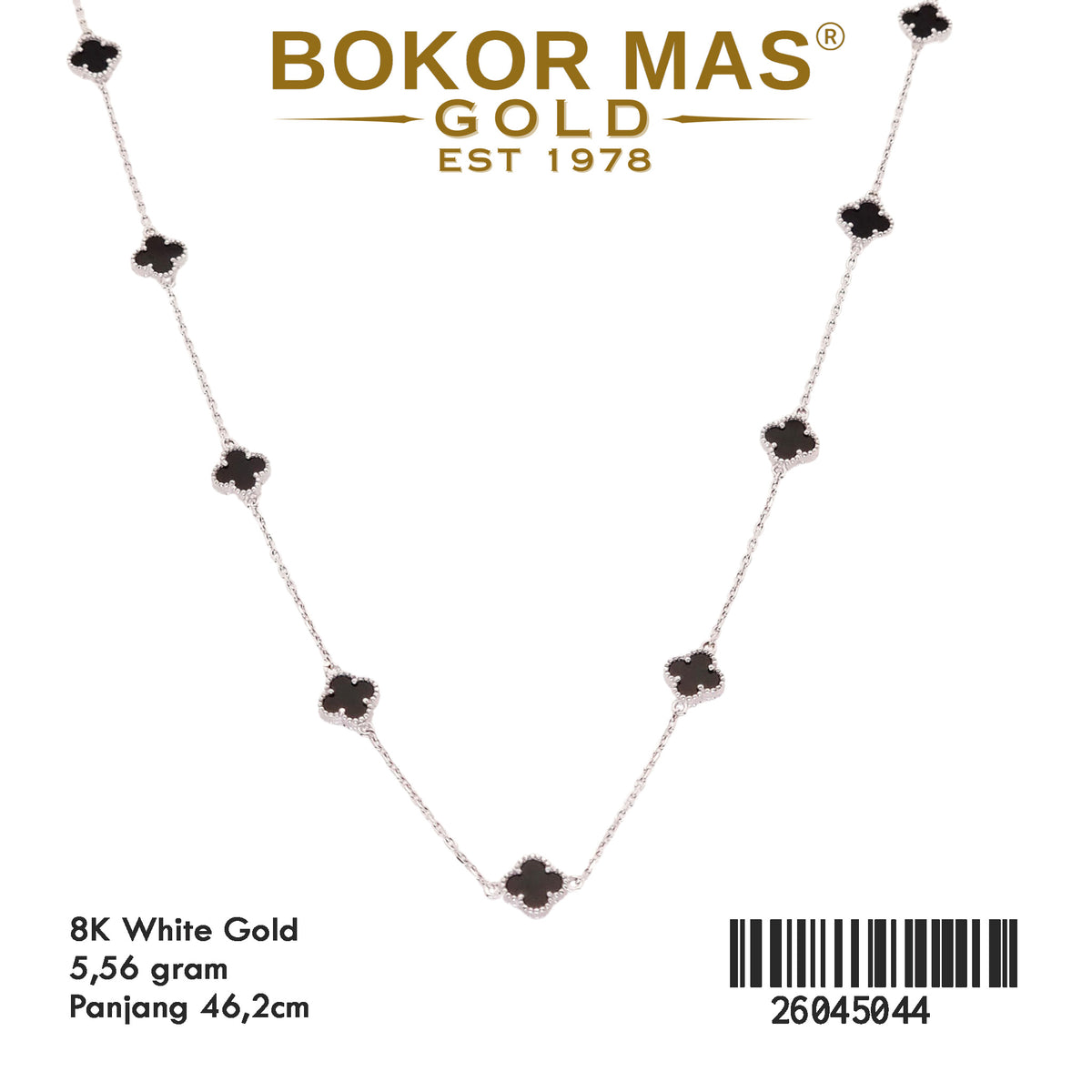 Kalung Siem Bunga Hitam - 26045044 - 8K