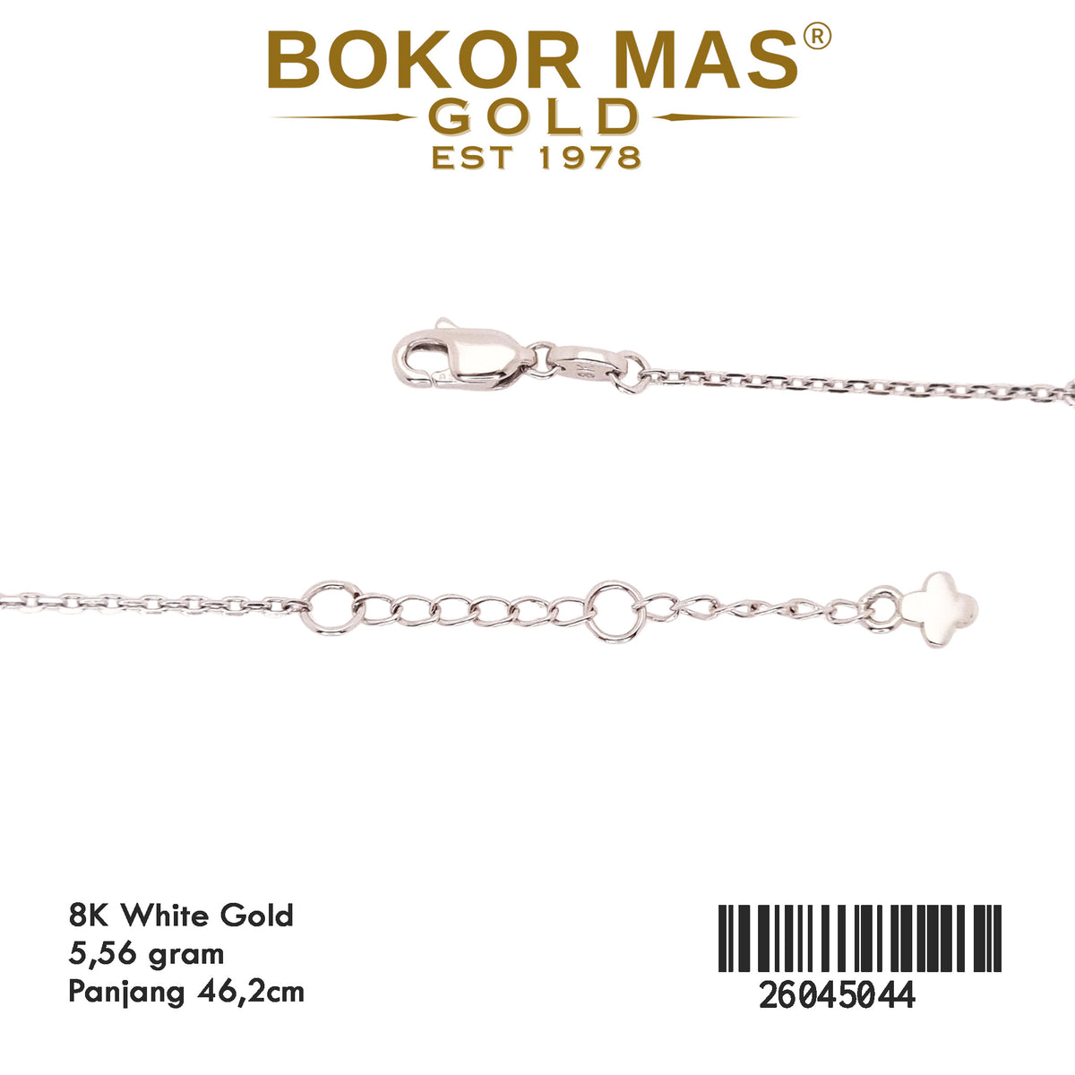 Kalung Siem Bunga Hitam - 26045044 - 8K