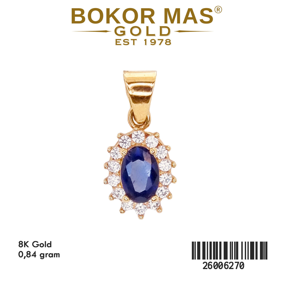 Liontin Permata Biru - 26006270 - 8K