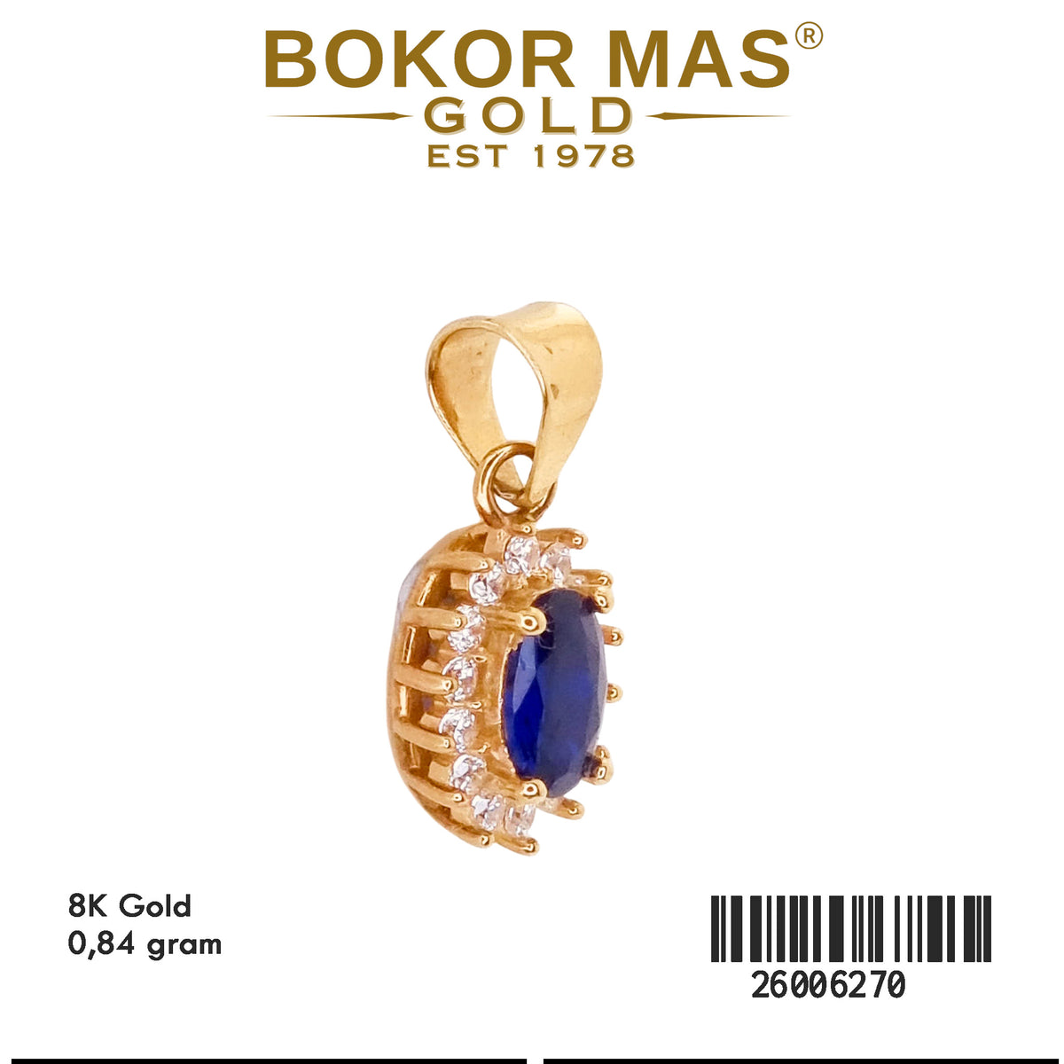 Liontin Permata Biru - 26006270 - 8K