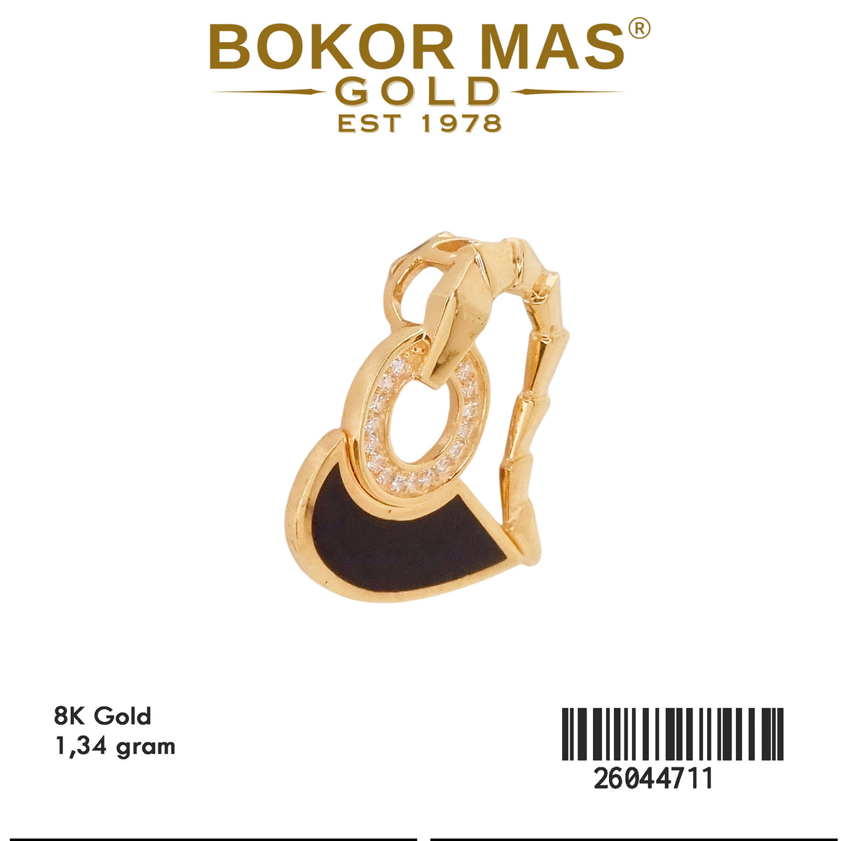 Liontin Model Hati Permata - 26044711 - 8K