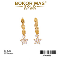 Anting Klip Model Bintang Permata - 26044708 - 8K