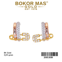 Giwang Model Peniti 3D - 26053880 - 8K