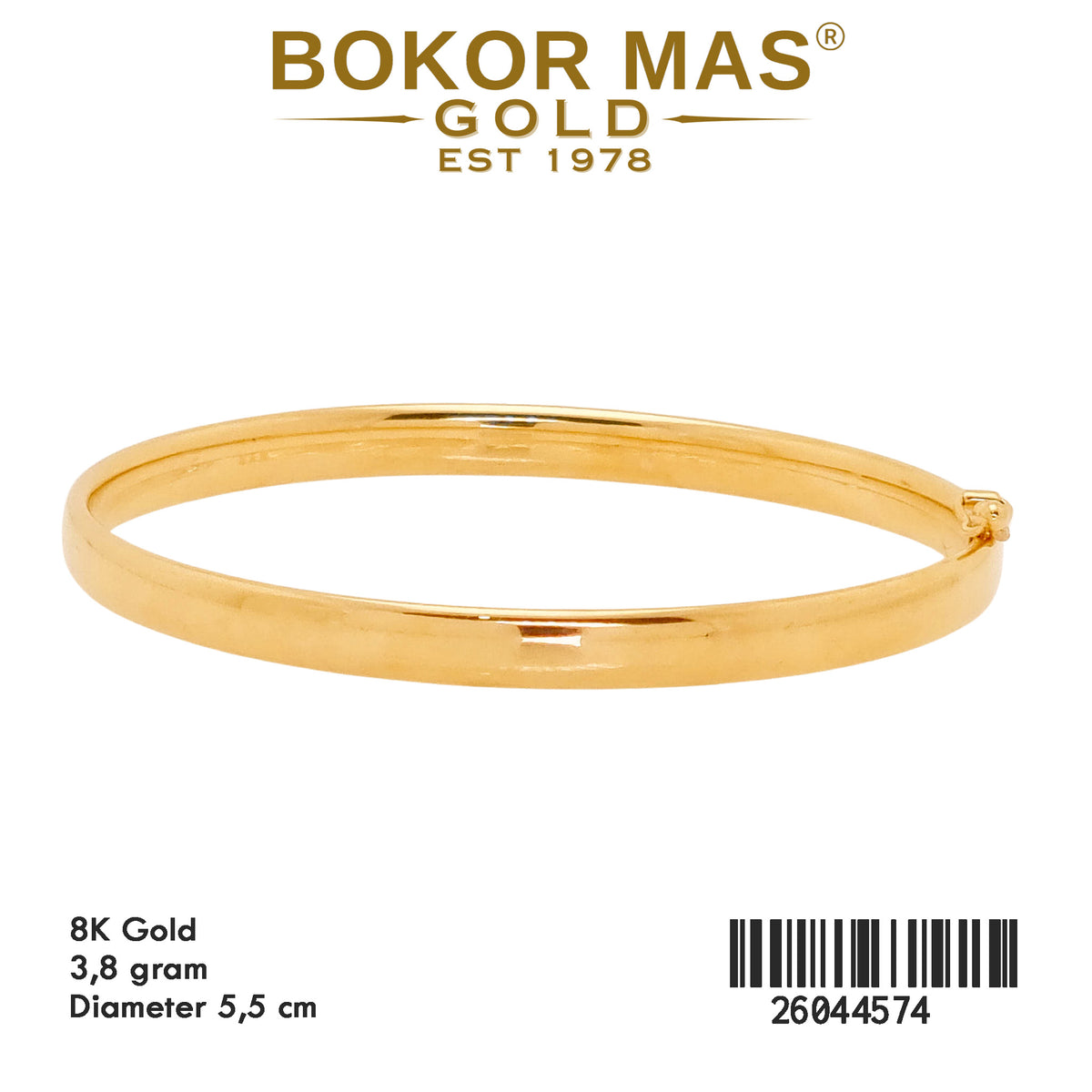 Gelang Kaku Model Polos - 26044574 - 8K