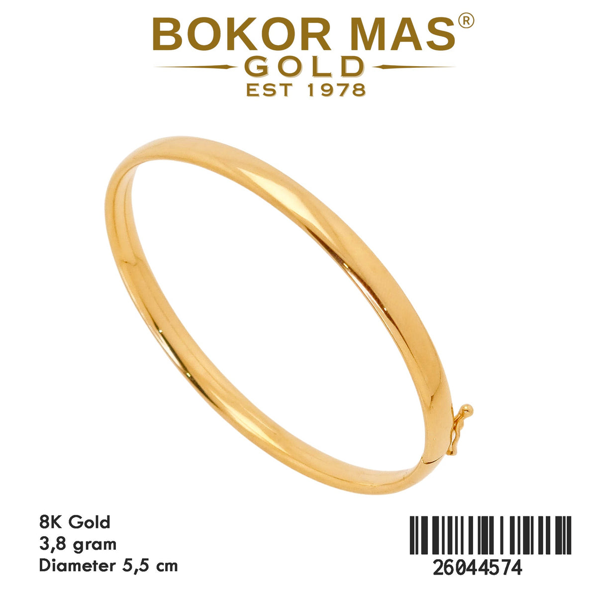 Gelang Kaku Model Polos - 26044574 - 8K