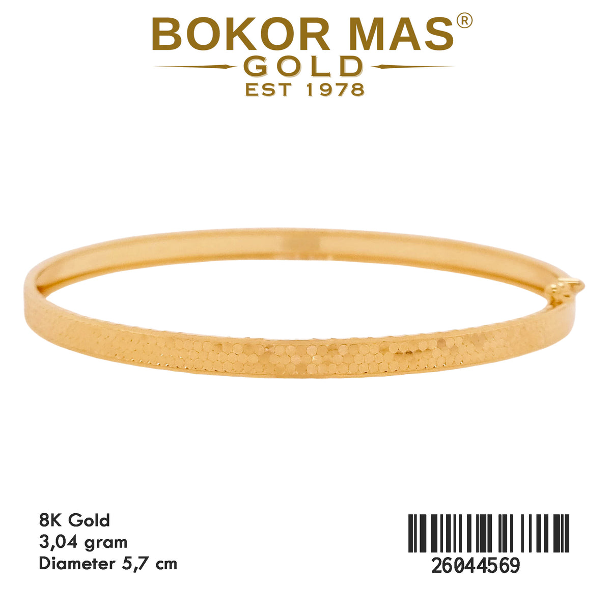 Gelang Kaku Model Ellina - 26044569 - 8K