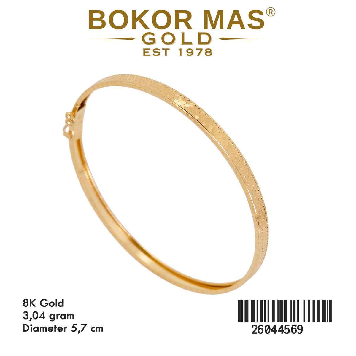 Gelang Kaku Model Ellina - 26044569 - 8K