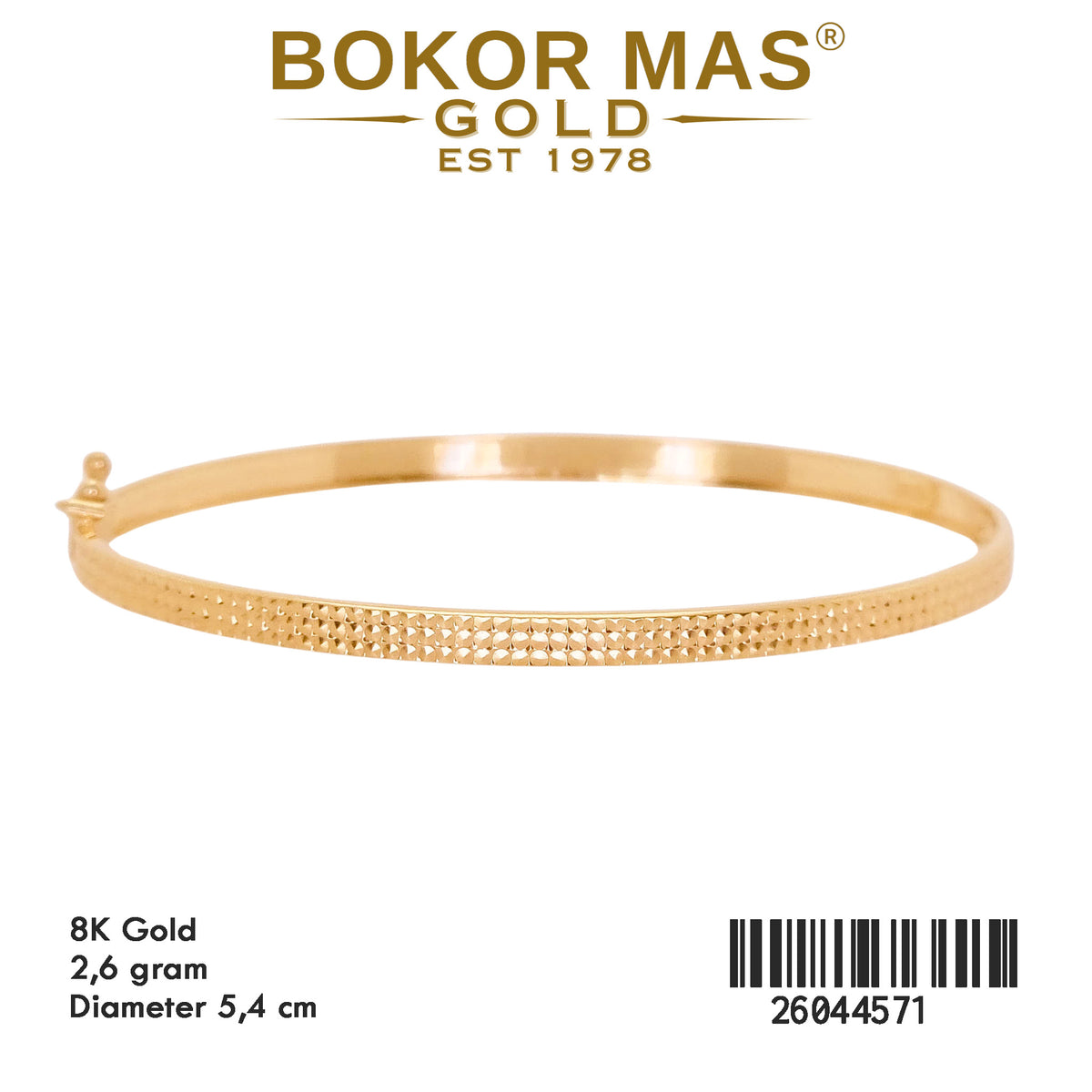 Gelang Kaku Model Variasi - 26044571 - 8K
