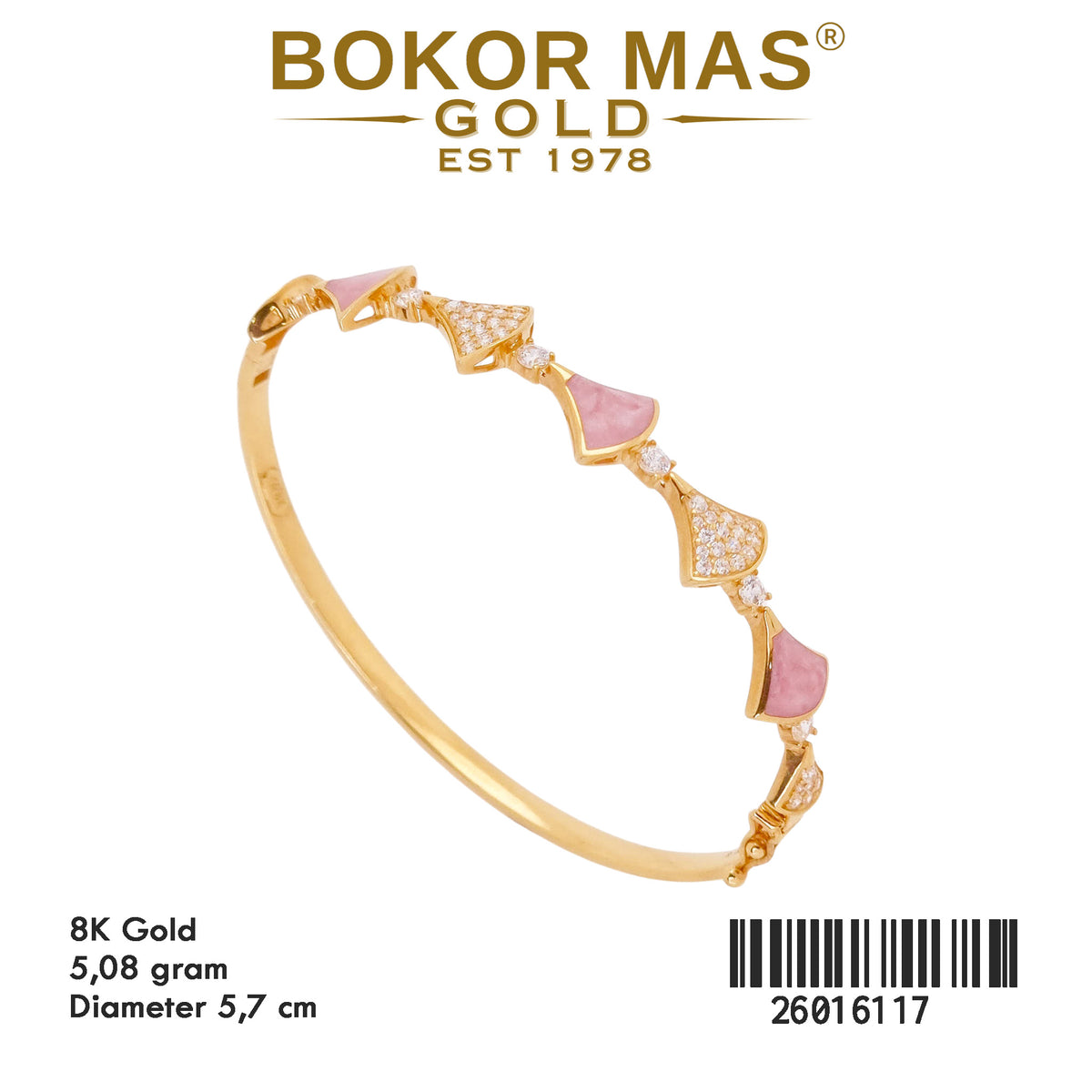 Gelang Kaku Model Diva - 26016117 - 8k